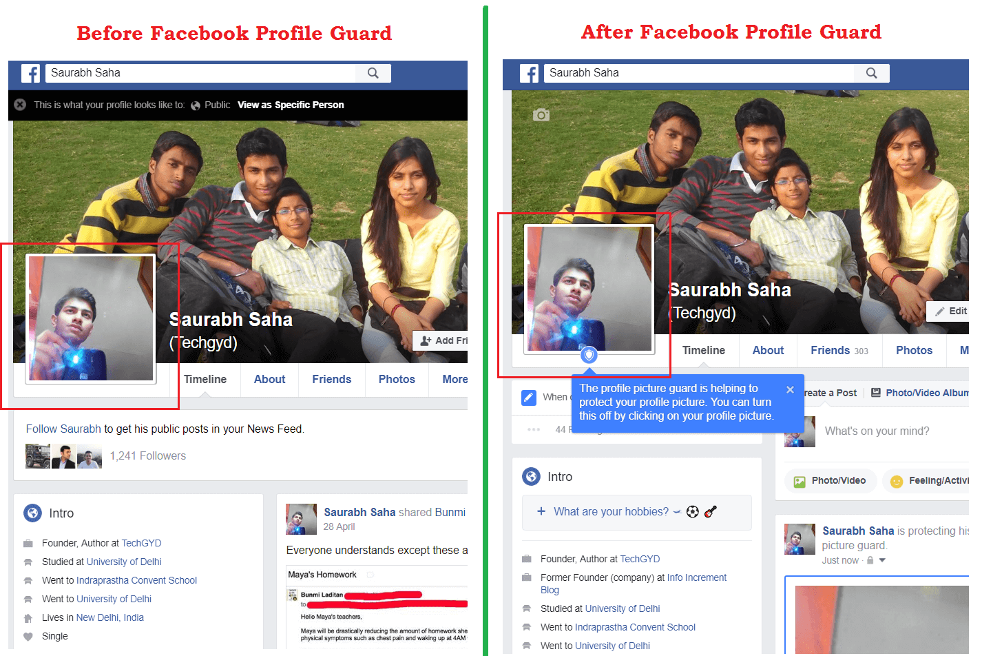 Личный профиль Фейсбук